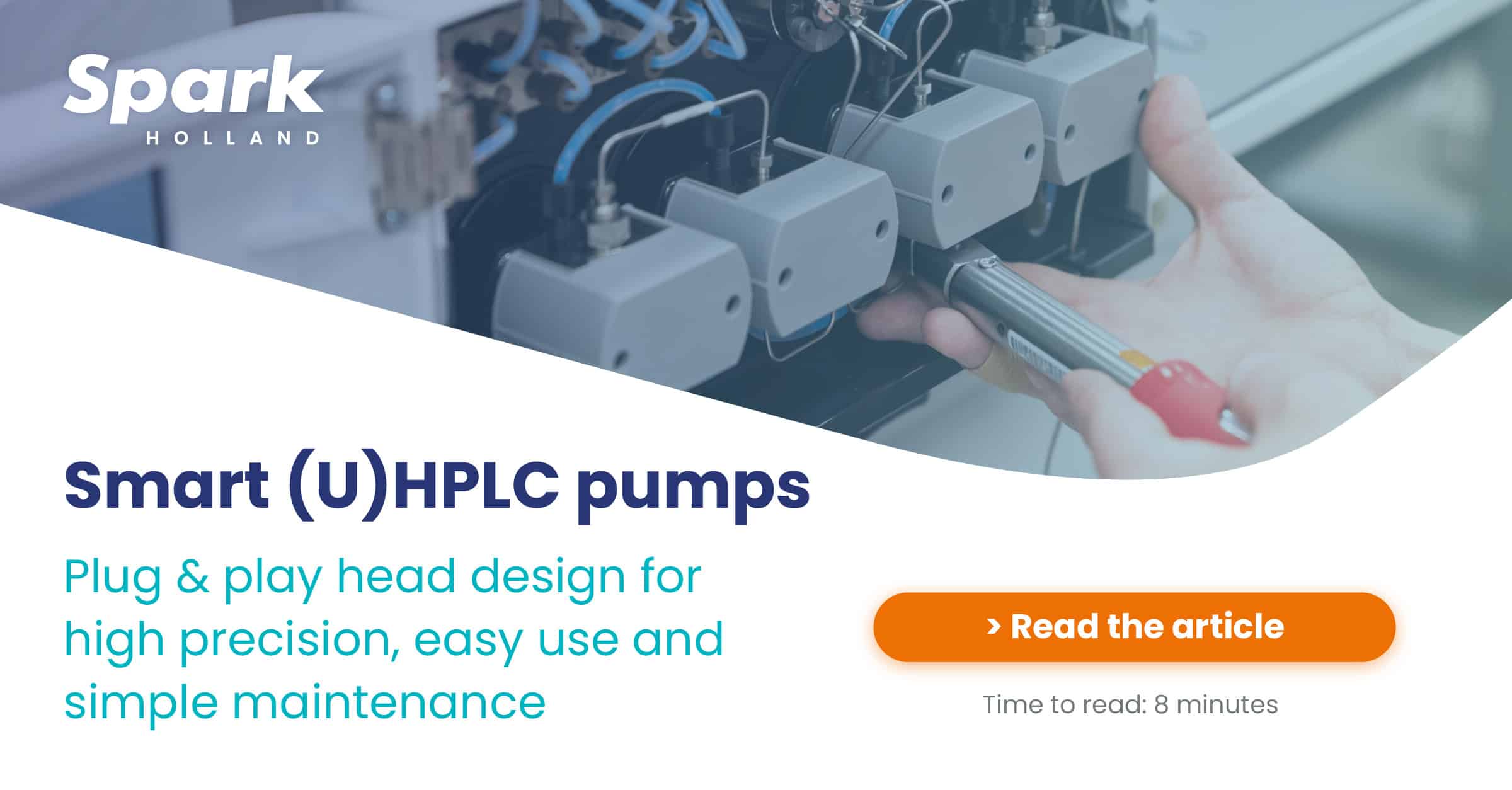 Smart (U)HPLC pump design for precision and easy maintenance